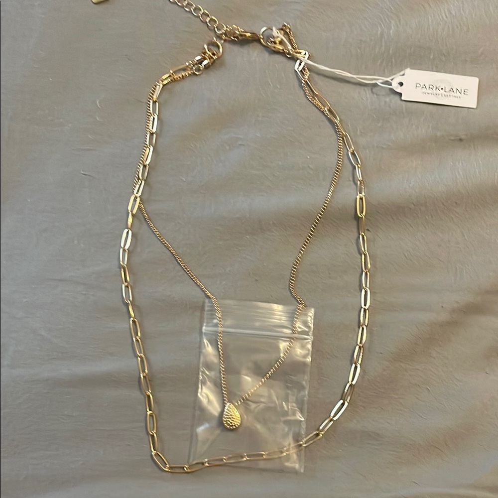 Park Lane Gold Electric Necklace